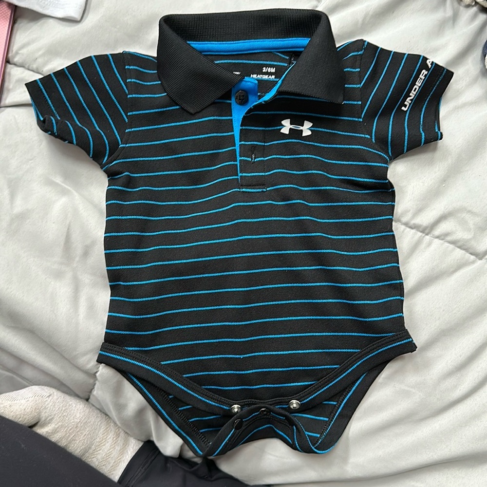 Baby under armor onesie 3/6 months